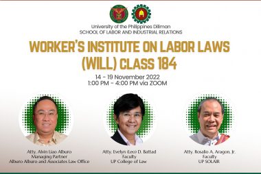 Workers' Institute on Labor Laws (WILL) Class 184