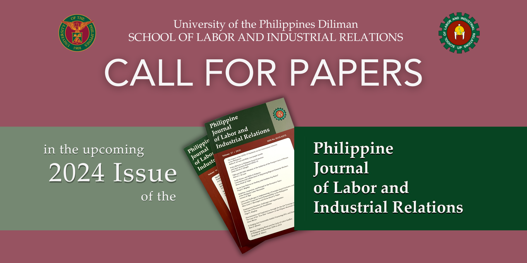 Call for Papers 2024 Issue of the Philippine Journal of Labor and